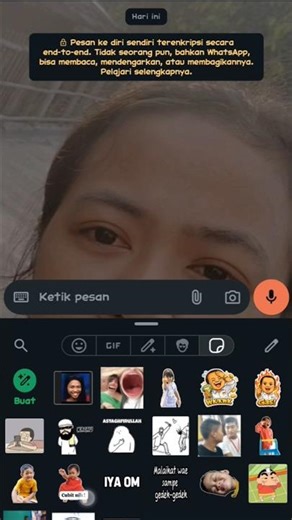 tutorial membuat stiker wa #lucu