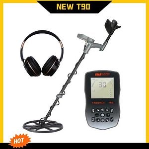 [Hot Item] Gold Hunter T90 Professional Underground Metal Detector Handheld Metal Detector Pinpointer Industrial Metal Detector