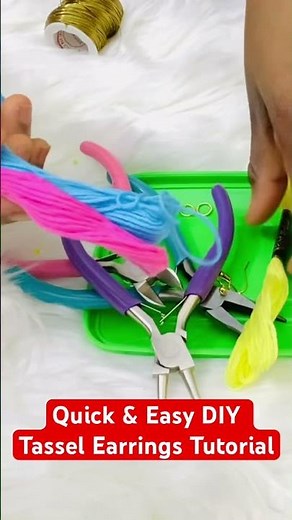 Quick & Easy DIY Tassel Earrings Tutorial