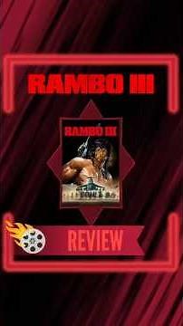 Rambo III Movie Review #moviereview