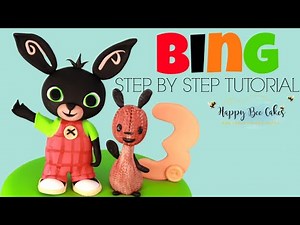 BING cake topper tutorial | BING CAKES