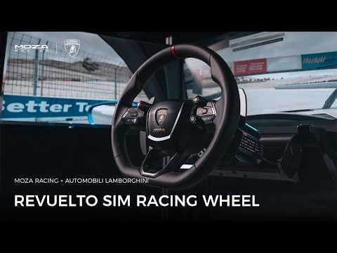 MOZA Racing x Automobili Lamborghini Revuelto Sim-Racing Steering Wheel