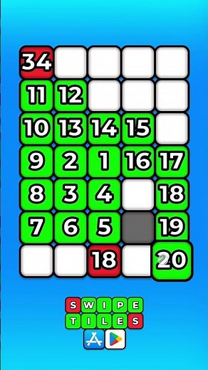 Swipe Tiles Impossible level🤯#puzzle #puzzlegame #onelinedrawing #connectnumbers #challenge
