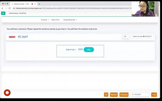 Improve Fluency for Repeat Sentence | Milestone Study