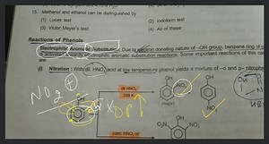 Benzophenone and benzaldehyde can be distinguished by... | Filo