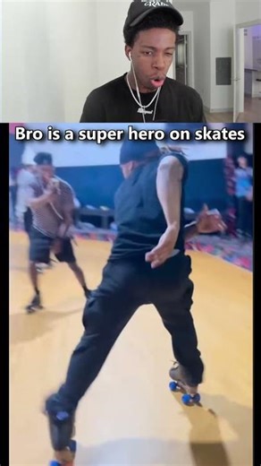 Bro is a super hero on skates