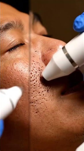 Pore transformation before and after extraction