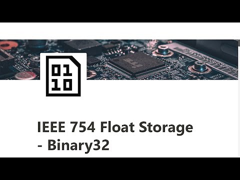 Binary Storage of Floats into Memory - IEEE 754 binary32