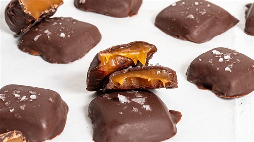 Dark Chocolate-Covered Salted Caramels Recipe - Chowhound
