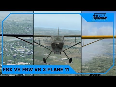 Flight Sim World vs X-Plane 11 vs FSX:SE (Vanilla, No mods!)