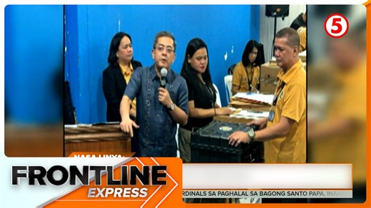 8.9K views · 41 reactions | #FrontlineExpress | Apat na araw bago ang #BilangPilipino2025, sumalang sa final testing at sealing ang mga automated counting machine (ACM) na magbibilang ng boto sa isinagawang local absentee voting #LAV noong April 28 hanggang 30. #News5 | via JC Cosico For more videos, visit us at www.news5.com.ph. | News5 | Facebook