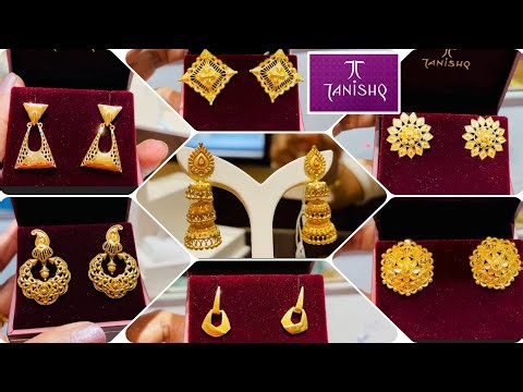 Tanishq ⭐Gold Earrings Design Ideas You Will Love ❤️Trending |Tanishq Gold Earrings Collection 2026