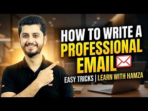 How to Write a Professional Email ✉️ | Email Writing Easy Tricks | Learn with Hamza