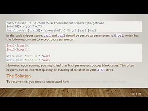 Passing Parameters to a PowerShell Script from Cygwin