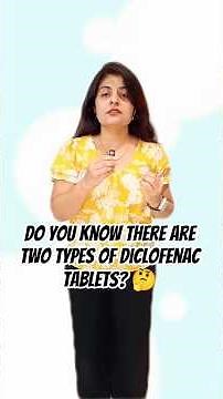 Pain Relief Tablets Explained | Diclofenac Sodium & Potassium #Diclofenac#DiclofenacSodium&potassium