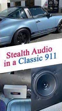 1985 Porsche 911 Stealth Audio Build | From Install to Sound Demo