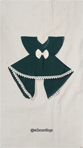 baby frock design ❤️#fashion #babyfrock #zahanavlogs #frock #top #frockstitching #design #shorts