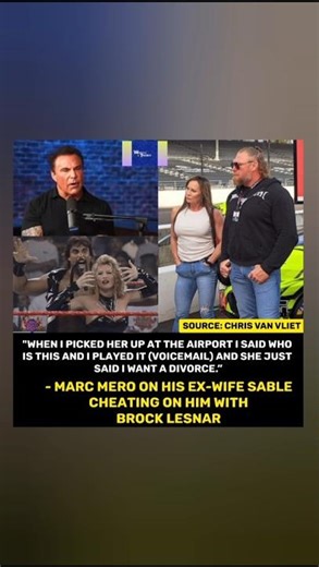 Brock Lesnar wife Sable love story started with heartbreak for Marc Mero #brocklesnar #sable