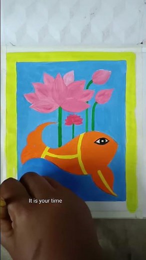 Beautiful and colorful madhubani art || easy madhubani art for beginners