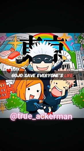 Gojo save everyone's life, but at the end no one saved him