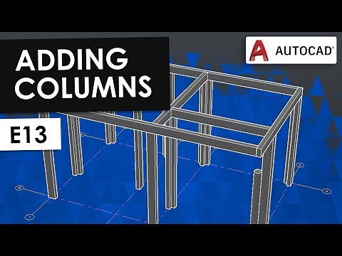 ADDING COLUMNS in AutoCAD Architecture 2023