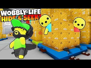 Hiding Inside AREA 51 in Wobbly Life Hide and Seek!