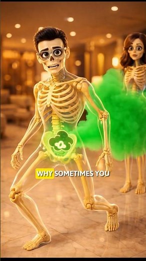 Why You Become a “Fart Machine Gun” 💨 #medicalfacts #farts #shorts