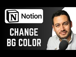 How To Change Background Color in Notion | Customize page with color | Notion Tutorial