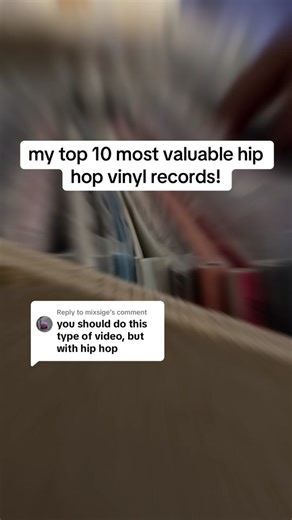 Replying to @mixsige my top 10 most valuable #hiphop vinyl records! #vinyl #vinyltok #vinyls #vinylrecords #vinylcollection #vinylcheck #vinylclub #vinyltiktok #vinylcollector #records #vinylrecord #turntable #recordplayer #vinylsetup #westsidegunn #griseldarecords #grails #raptok #raptokvinyl #hiphopvinyl