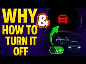 Why is Security Light Flashing On My Subaru & And How To Turn it OFF