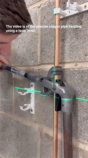How to Bend Copper Pipe Perfectly (Using a Laser Level)