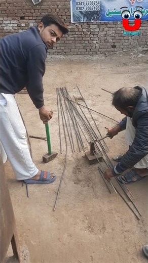 Method of cutting Matel bar with hammer & chisel #cuttingskills #hammer #chisel #matel #shortvideo