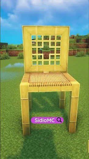 Minecraft 5 Chair Designs 🪑 #shorts