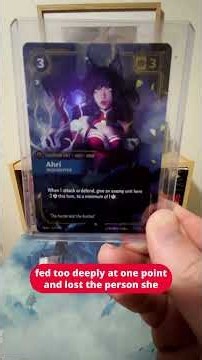 The lore and mechanics of Ahri in Riftbound!