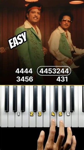 I JUST MIGHT - BRUNO MARS EASY 🎹 PIANO TUTORIAL