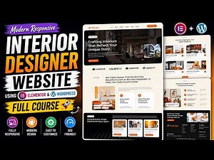 I Built a Stunning INTERIOR DESIGNER Website using ELEMENTOR & WordPress (2026) 😍