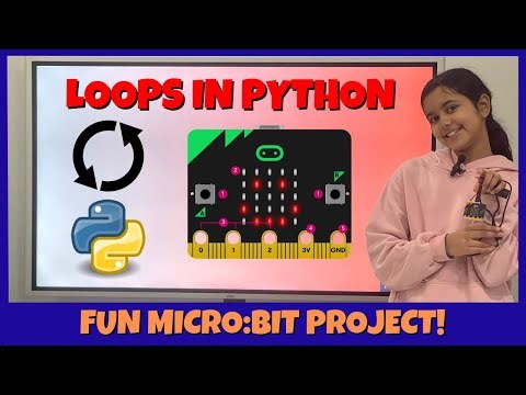 BBC Micro:bit Loops Project! Python Tutorial for Beginners!