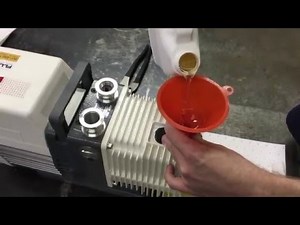 FLUIDX Vacuum Pump Oil Change