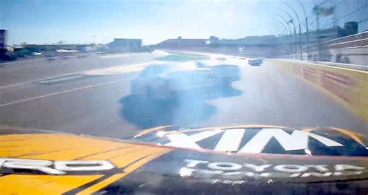 In-car: Staropoli breaches grass for mid-race caution