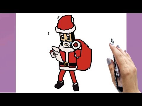 How to draw Santa Hotspot from Steal a Brainrot (Roblox) - Step by Step