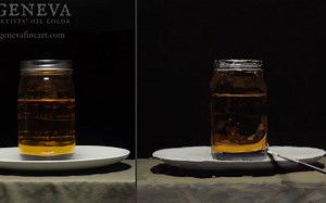 【油画】「完整绘画过程」玻璃油罐 湿罩湿画法 -Mark Carder 1/2