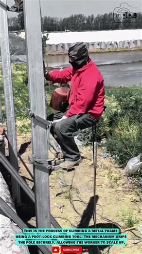 Climbing Assistance Tool: Fast Vertical Pole Scaling Technique #innovationtools