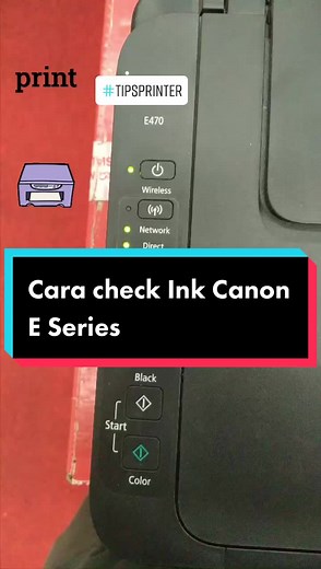 How to Check Ink in Canon E Series Printers