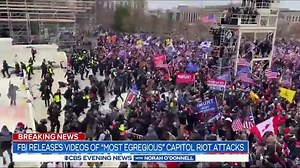 6.1K views · 200 reactions | Tonight, the FBI is stepping up its hunt for more suspects who attacked police at the U.S. Capitol. The bureau released new videos of ten suspects and is hoping that the public will help identify them. Jeff Pegues has more https://cbsn.ws/3txgF04 | CBS Evening News | Facebook