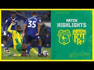 Match Highlights | Cardiff City 1-1 West Bromwich Albion | March 2023, Sky Bet Championship