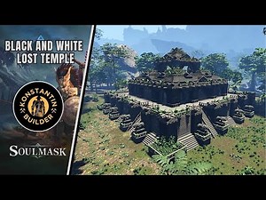 Lost Temple in Soulmask: building a pyramid using unique tricks (Speed Build/ No Mods)