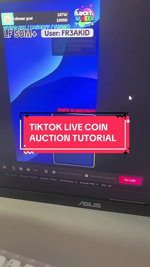 how to get TikTok coin auctions for live streams #14alls #tiktok #auction #roblox #tutorial