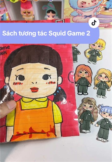 Hướng Dẫn Làm Đồ Chơi Giấy từ Squid Game