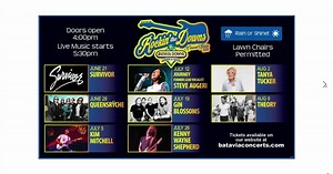 Batavia Rockin' the Downs Concert Series 2019