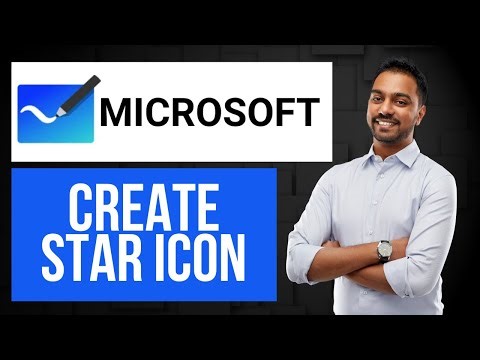 How to Create a Star Icon in Microsoft Whiteboard | Customize Shapes